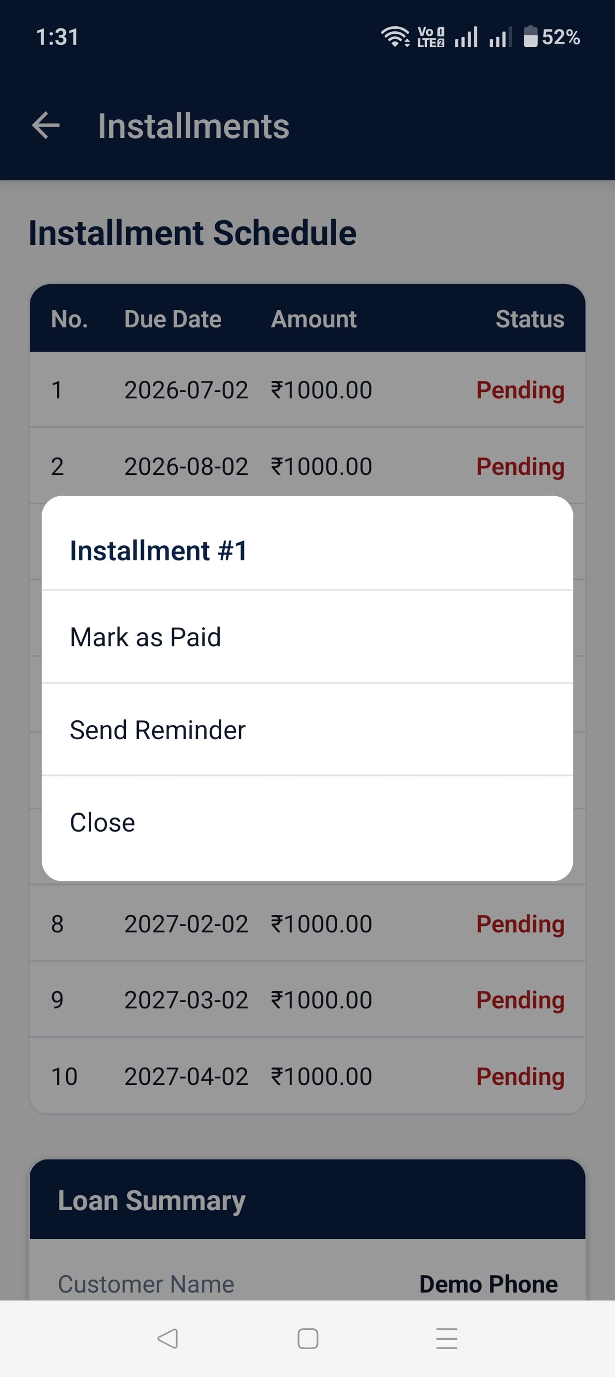 Automated schedules & reminders